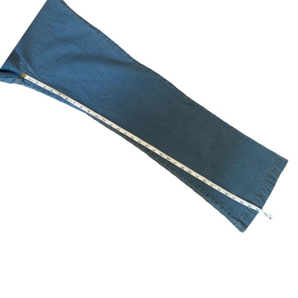 NWT Soft Surroundings Zip Flare Stretch Jeans M New! - Picture 12 of 15